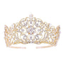 Blooming Flower Bud Rhinestone Tiara