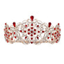 Blooming Flower Bud Rhinestone Tiara