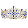 Blooming Flower Bud Rhinestone Tiara