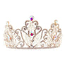 Floral Wreath Lightweight Handmade Crystal Tiara