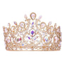 Baroque Rhinestone Pageant Adjustable Tiara