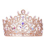 Baroque Rhinestone Pageant Adjustable Tiara