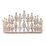 Bloom with Leaves CZ Tiara