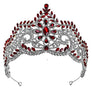 3 3/4 inch high Main Flower RhinestoneBridal Tiara