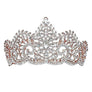 3 3/4 inch high Main Flower RhinestoneBridal Tiara