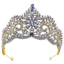 3 3/4 inch high Main Flower RhinestoneBridal Tiara