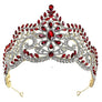 3 3/4 inch high Main Flower RhinestoneBridal Tiara
