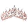 Rised V Bottom Rhinestone Tiara
