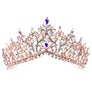Rised V Bottom Rhinestone Tiara