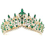 Rised V Bottom Rhinestone Tiara