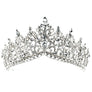 Rised V Bottom Rhinestone Tiara
