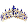 Rised V Bottom Rhinestone Tiara