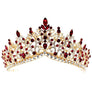 Rised V Bottom Rhinestone Tiara
