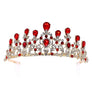 Pear top lines Rhinestone Tiara