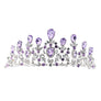 Pear top lines Rhinestone Tiara