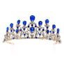 Pear top lines Rhinestone Tiara