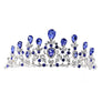 Pear top lines Rhinestone Tiara