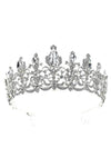 Flower HIgher Rhinestone Tiara