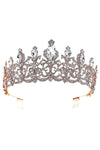 Flower HIgher Rhinestone Tiara