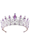 Flower HIgher Rhinestone Tiara