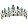 Flower HIgher Rhinestone Tiara