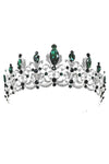 Flower HIgher Rhinestone Tiara
