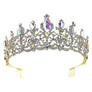 Flower HIgher Rhinestone Tiara