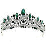 Floral Marquise Top Point Tiara