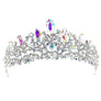 Floral Marquise Top Point Tiara