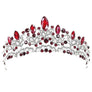 Floral Marquise Top Point Tiara