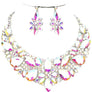 Floral Crystal Necklace Set