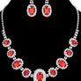 Oval Shape Rhinestone Princess set