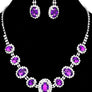 Oval Shape Rhinestone Princess set