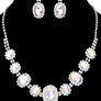 Oval Shape Rhinestone Princess set