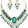 Bohemian Gatsby Theme Statement Necklace Set