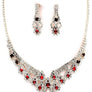 PROM Bridal wedding rhinestone necklace set