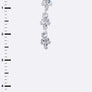 CZ Long Drop Iconic Earrings