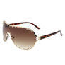 Oversize Rhinestone Fashion Aviator Sunglasses