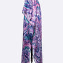 Mix Print Long Light Weight Kimono Cardigan