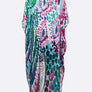 Vibrant Printed Long Kimono Cardigan