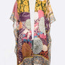 Floral Print Light Weight Kimono Cardigan