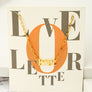 Real gold dipped love pendant necklace