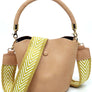 Fashion Bucket Crossbody Bag with Guitar Strap