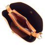 Fashion Bucket Crossbody Bag with Guitar Strap