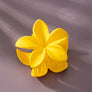 Bright color Hawaiian flower hair claw clip