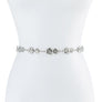 PRETTY FLOWER METAL CHAIN WAISTBAND BELT