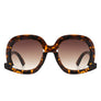 Women Round Oversize Geometric Fashion Sunglasses