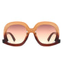 Women Round Oversize Geometric Fashion Sunglasses