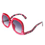 Women Round Oversize Geometric Fashion Sunglasses