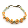 Crochet flower pattern elastic head wrap